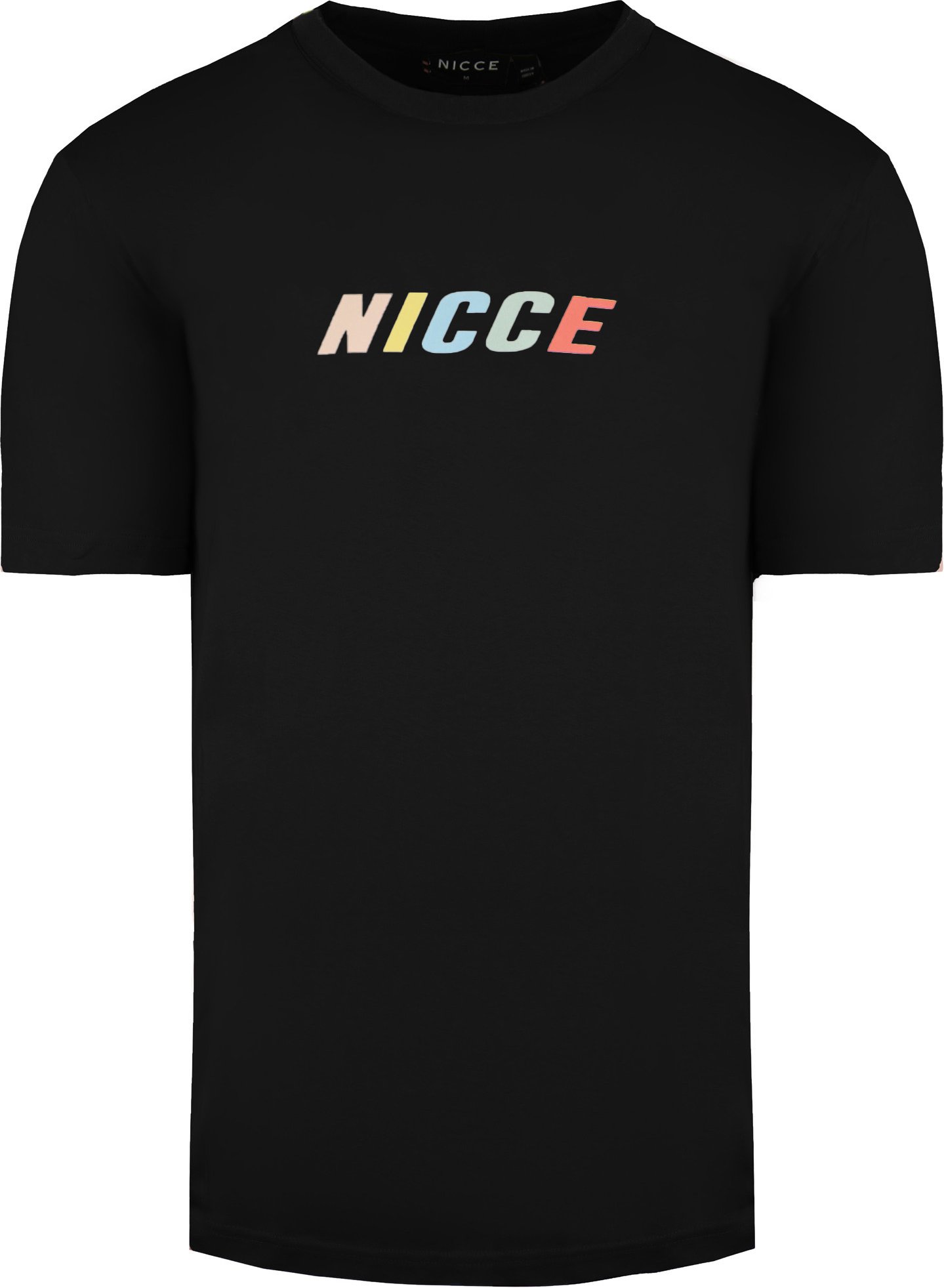 Nicce Round Neck Kurzarm Black Herren Myriad T-Shirt 211 1 09 09 0001