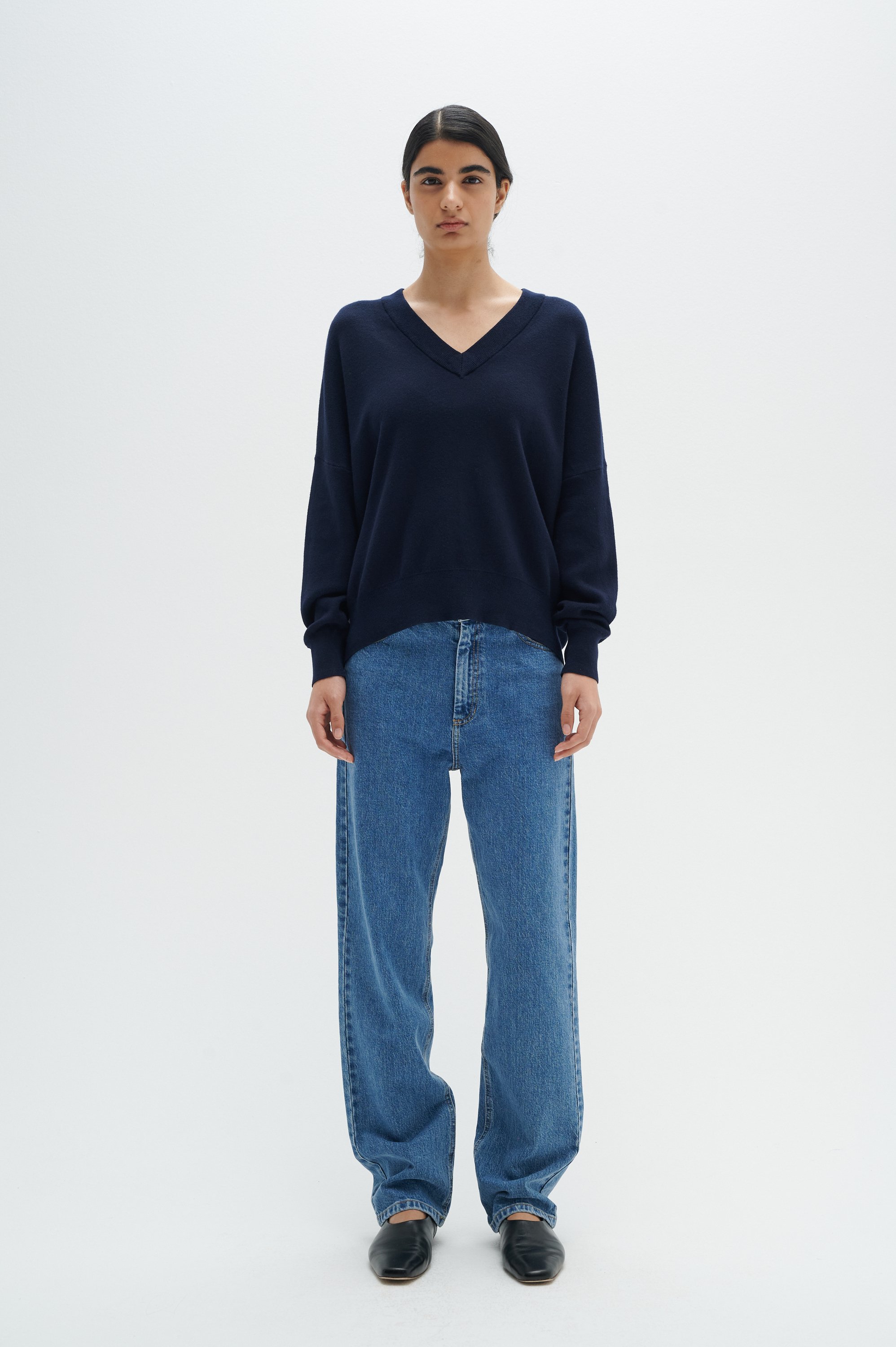 Thumbnail - Strickpullover Relaxed fit blue
