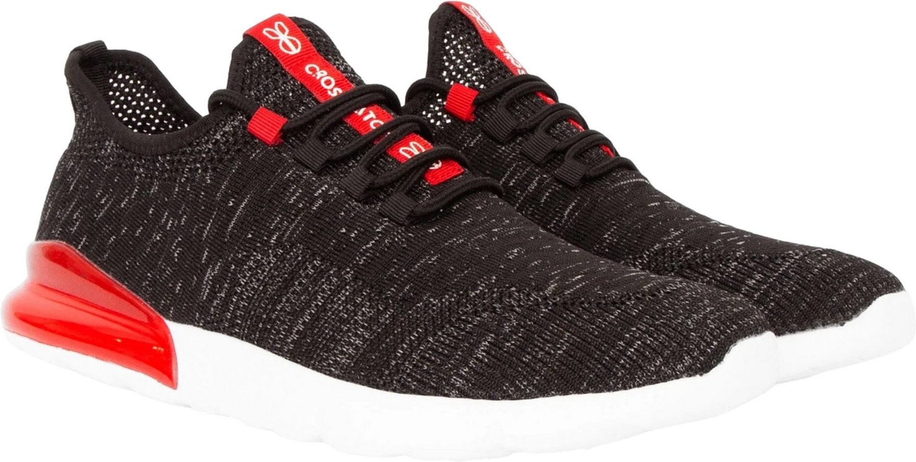 Thumbnail - Crosshatch - Herren Sneaker "Smitlay MVE" (Schwarz/Rot)