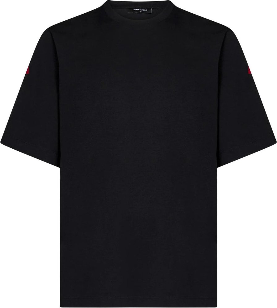 Dsquared2 Großes Horror-logo Auf Der Rückseite Schwarzes T-shirt