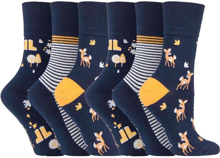 Gentle Grip - 6 Paar Damen Gentle Grip nicht elastische Socken - GG202