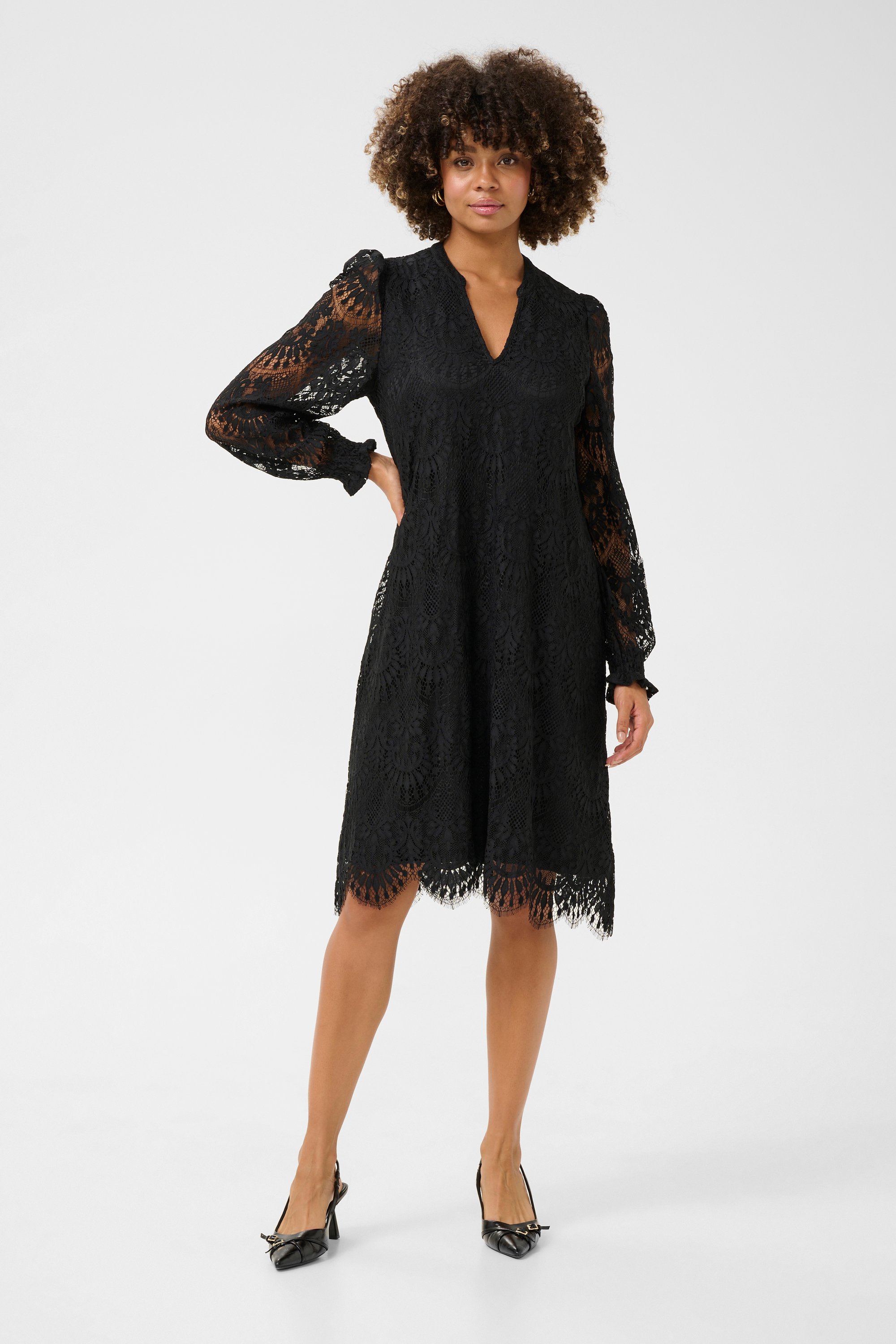 A-Linien-Kleid black