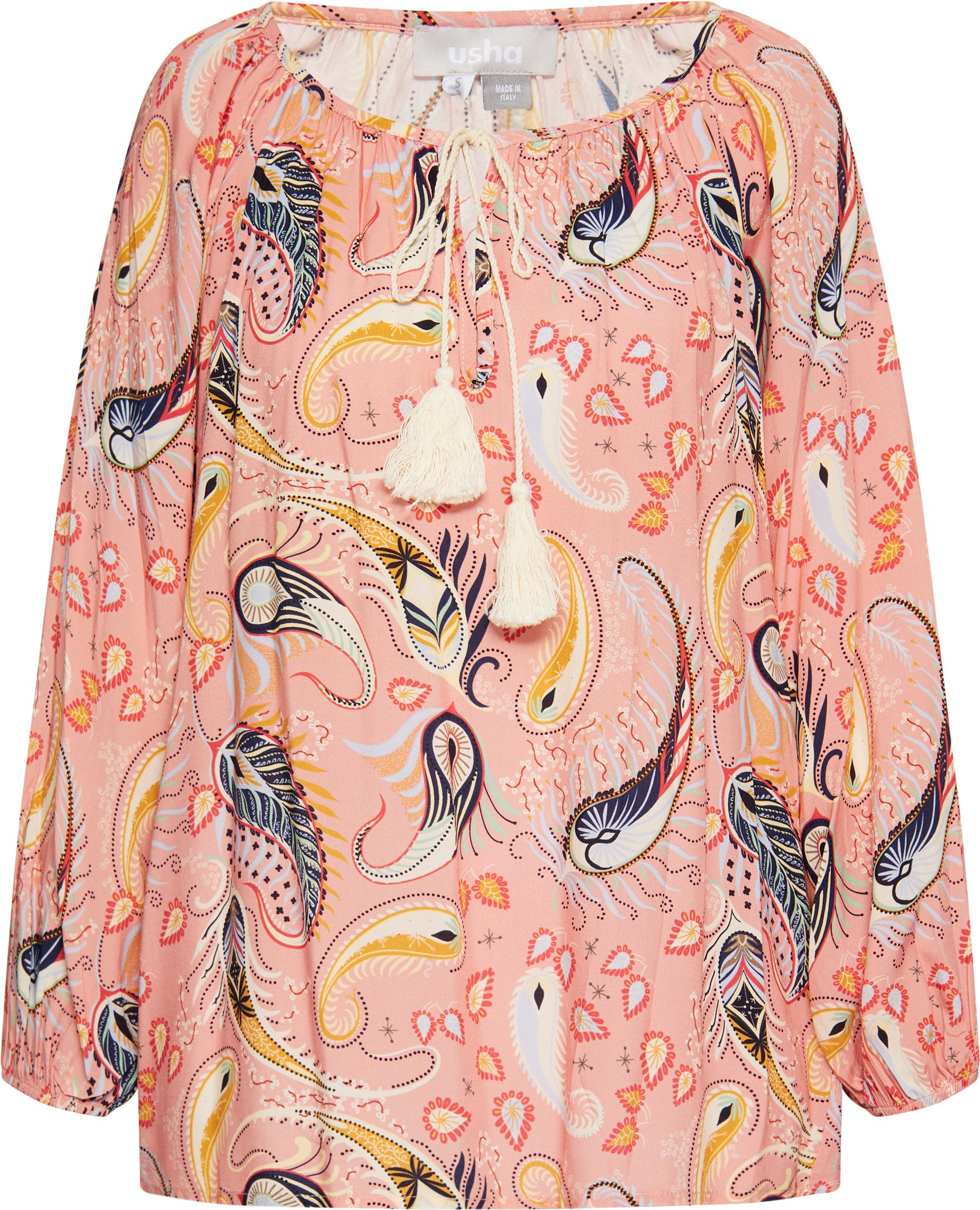 usha Blusenshirt Damen Rosa Mehrfarbig