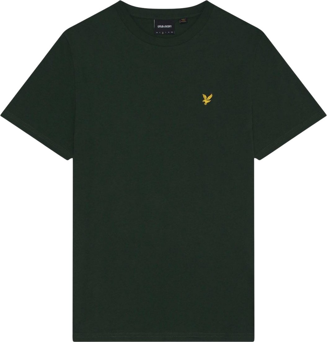 Thumbnail - Lyle & Scott - T-Shirt Rundhalsausschnitt Unifarben für Herren (Dunkelgrün)