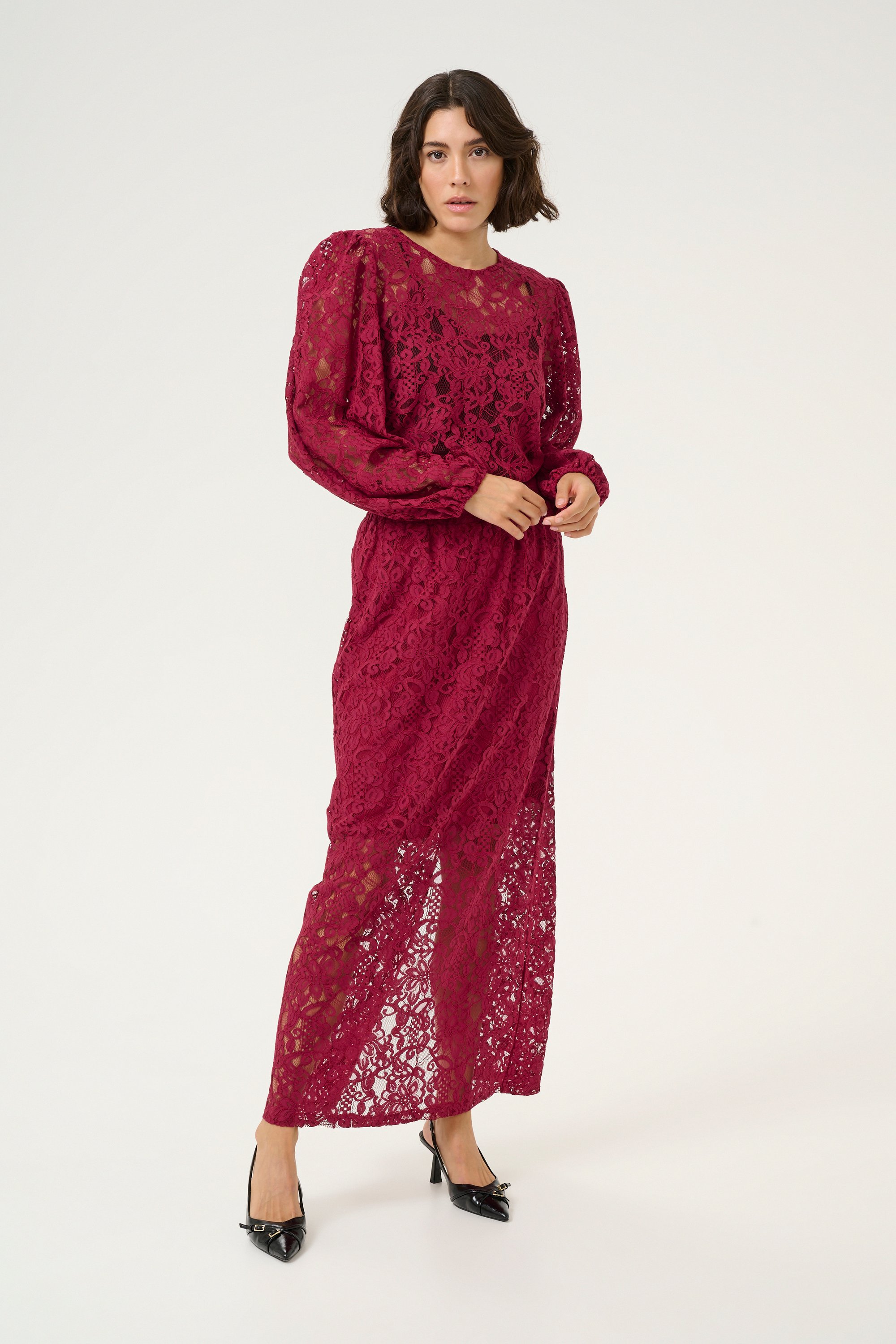 Langarm-Bluse Loose fit Rumba Red