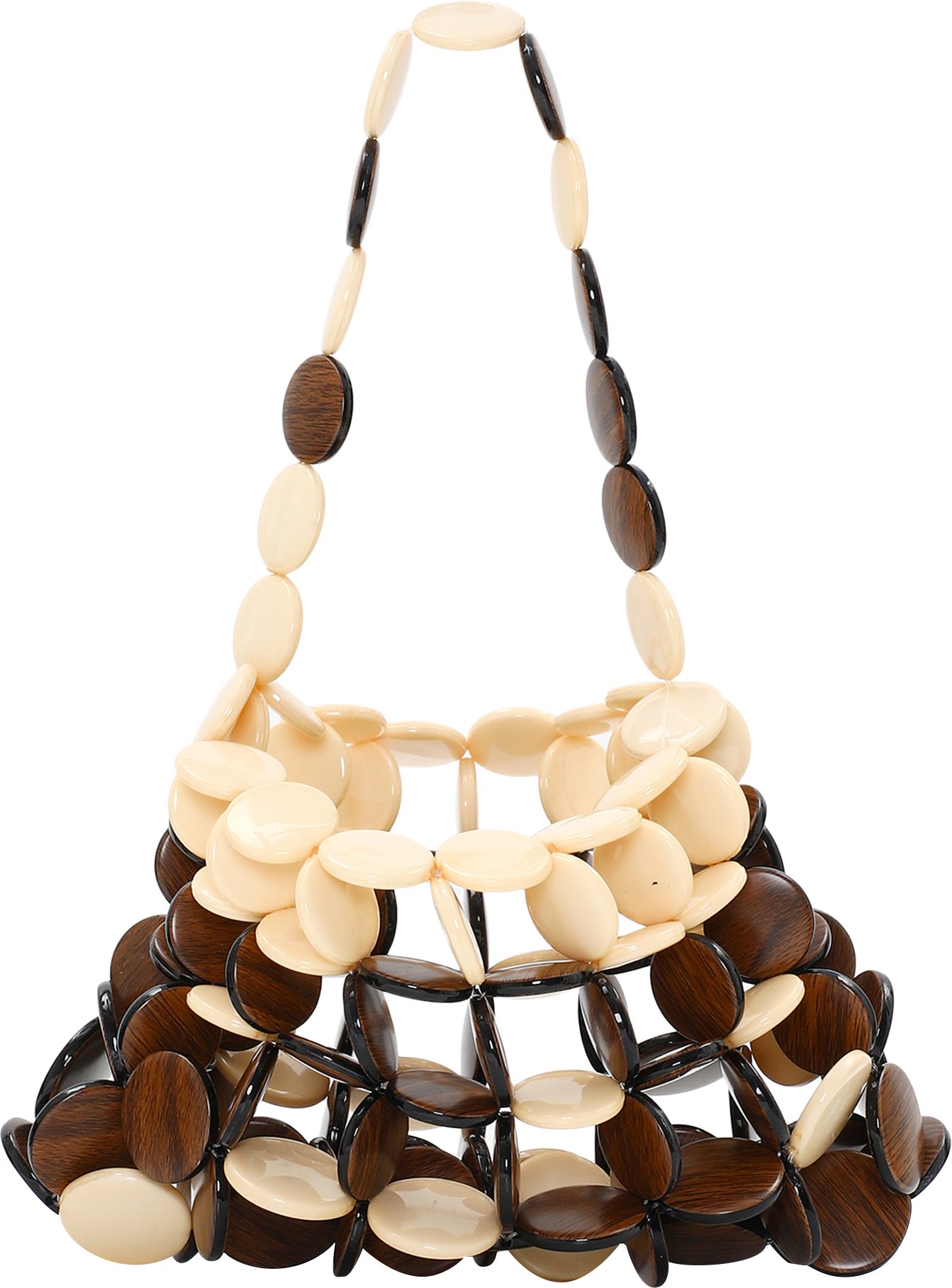 Mymo Handtasche Damen Braun Mehrfarbig