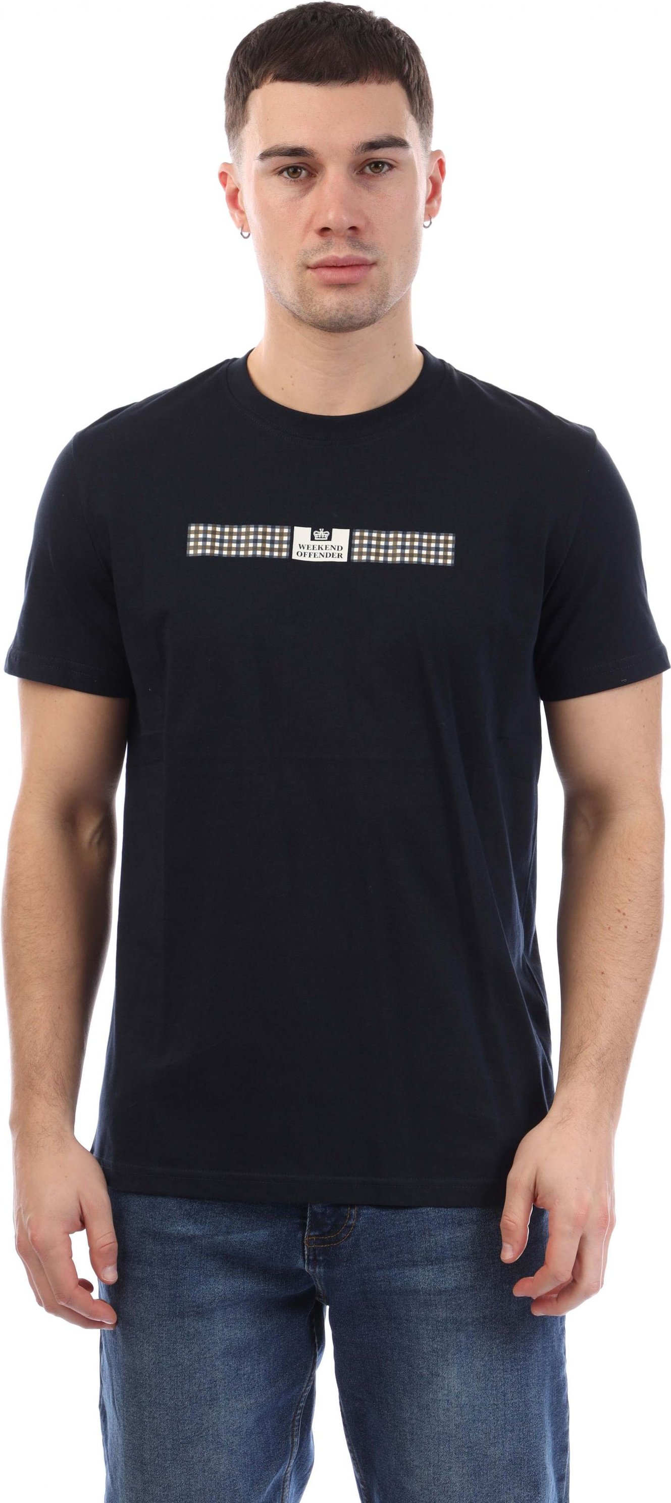 Weekend Offender - "Shareck" T-Shirt für Herren (Marine)