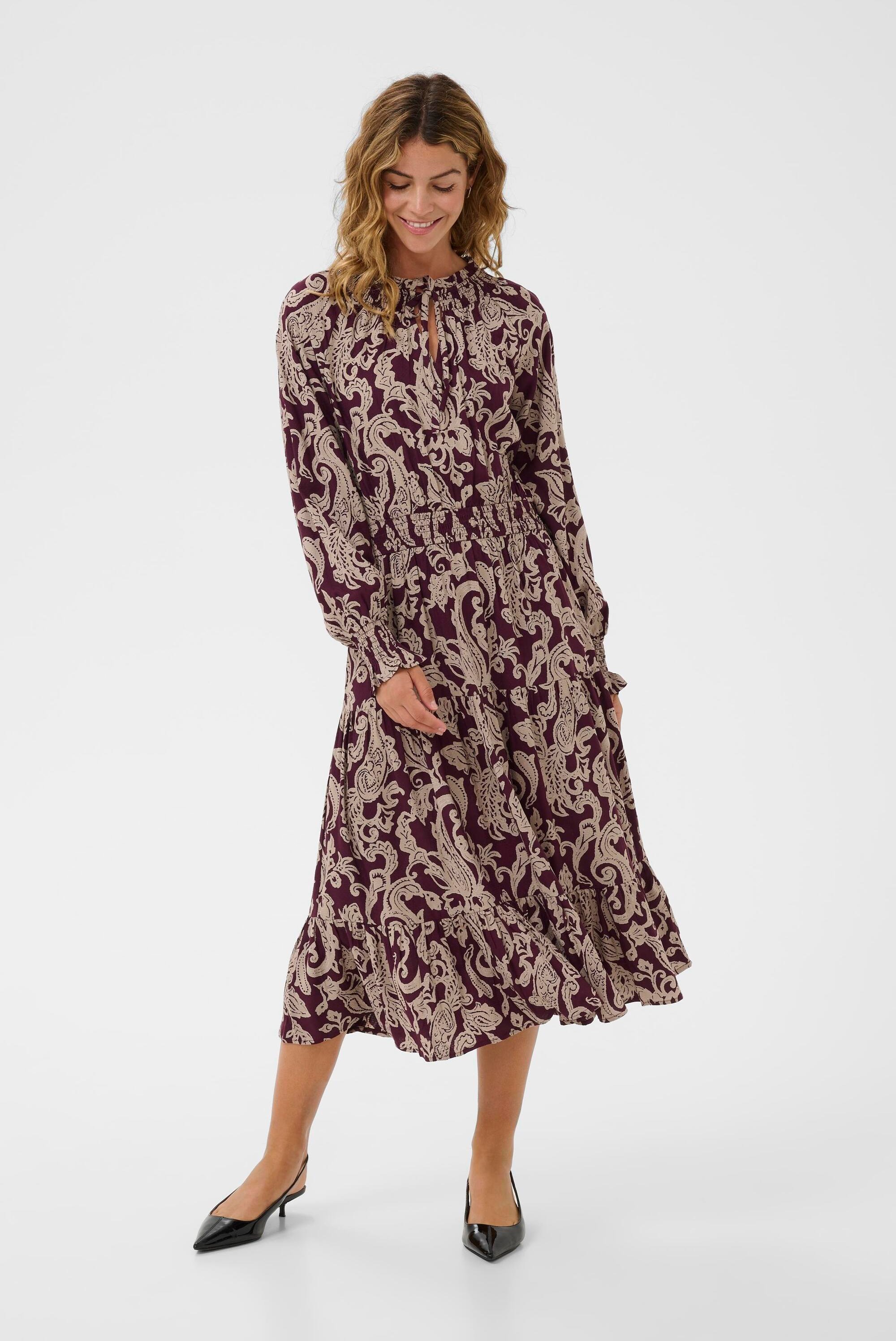 Langarm-Bluse CRLucy Langarm-Bluse Regular fit bordo