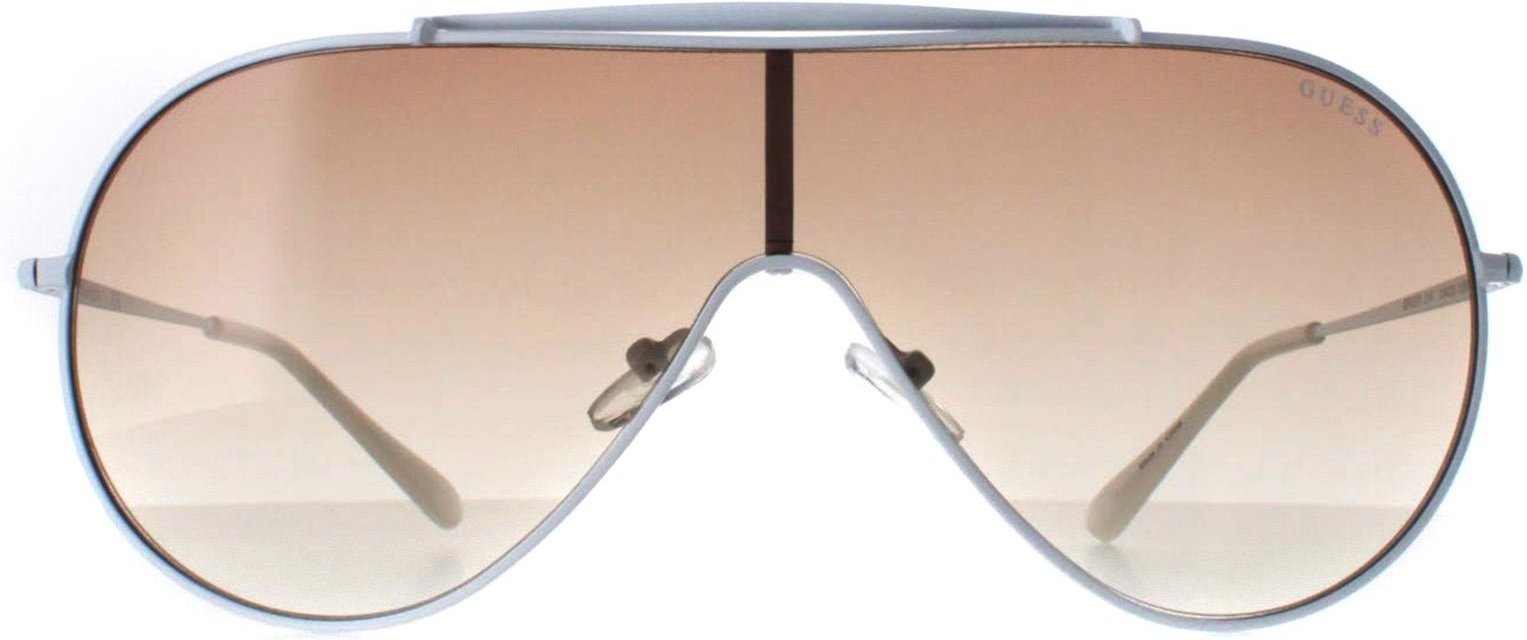 Guess GF0370 21F wit bruin gradiënt zonnebril