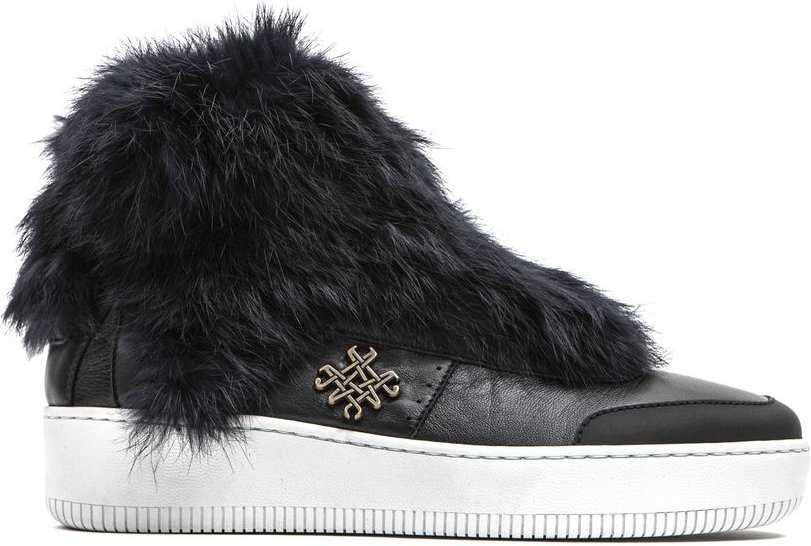 Mr&Mrs Italy Blaue Baumwoll Damen Sneakers