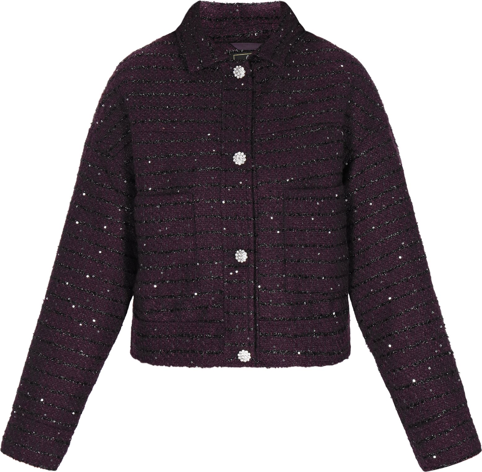 Faina Jacke Frauen Dunkelviolett