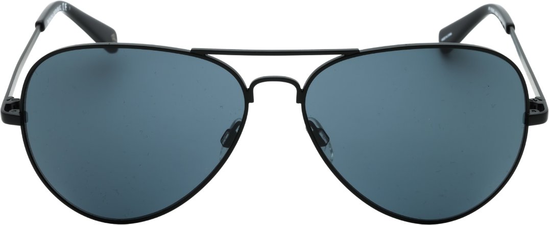 Mattschwarze Sonnenbrille mit grauen Gläsern von Banana Republic