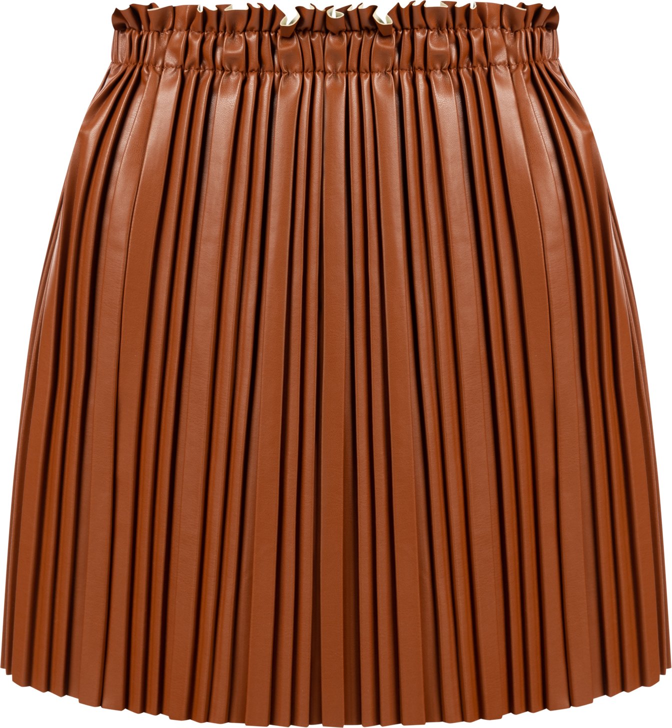 Thumbnail - Faina Rock aus Kunstleder Damen Kamel