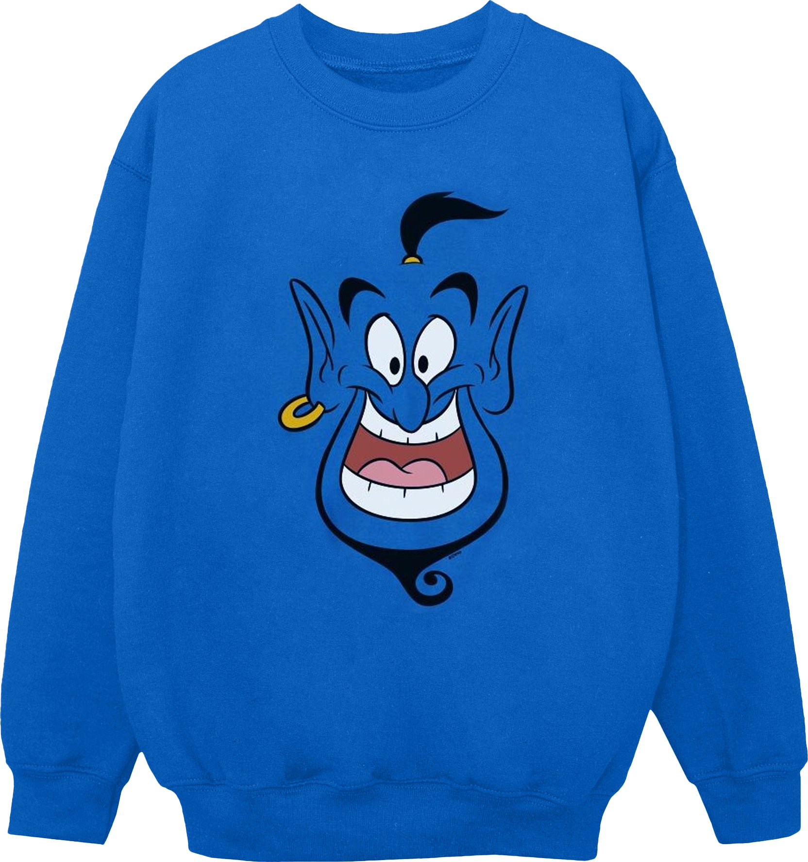 Disney - "Aladdin Genie Face" Sweatshirt für Mädchen (Königsblau)
