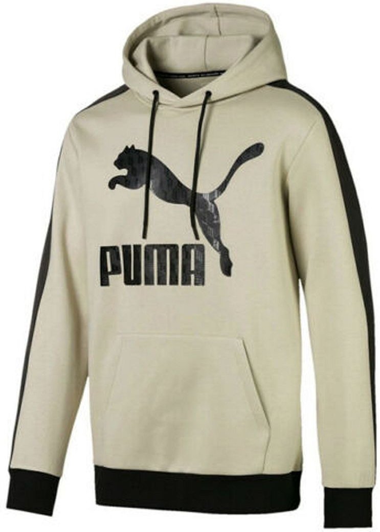 Puma Luxe Pack Langarm Pullover Beige Herren Hoodie 596739 32