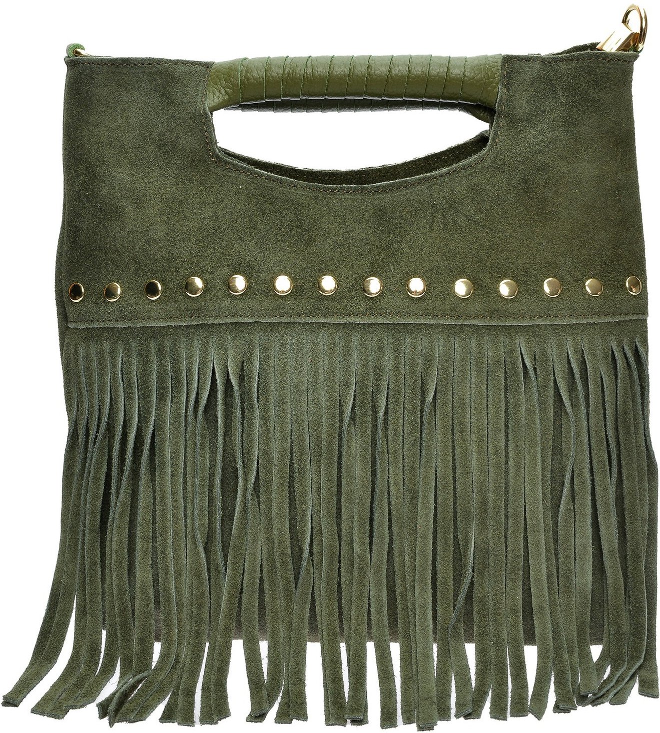 Luisa Vannini Khaki Leder Tasche
