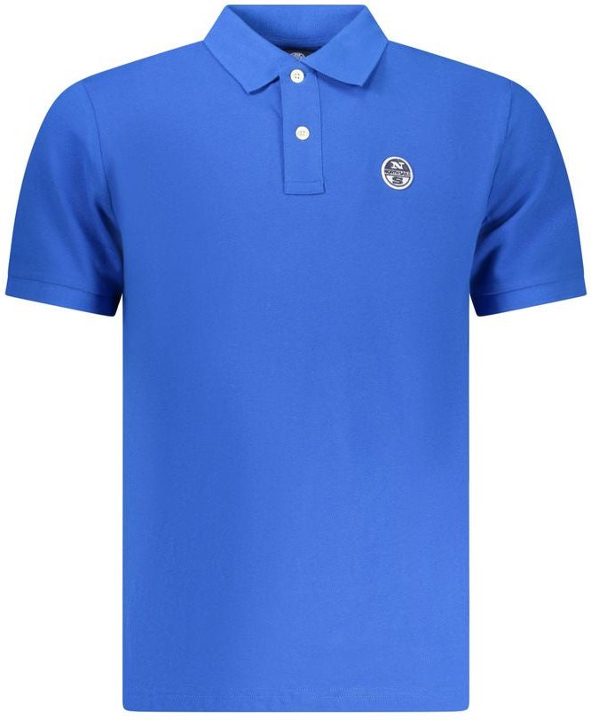 North Sails Blaues Baumwoll-Herrenpoloshirt