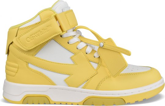 Off-White Sneakers Out of Office Mid Gelb