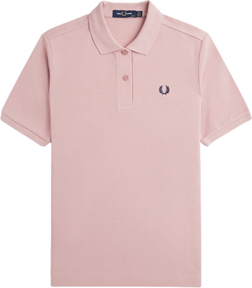 Fred Perry - Einfarbiges Poloshirt In Altrosa