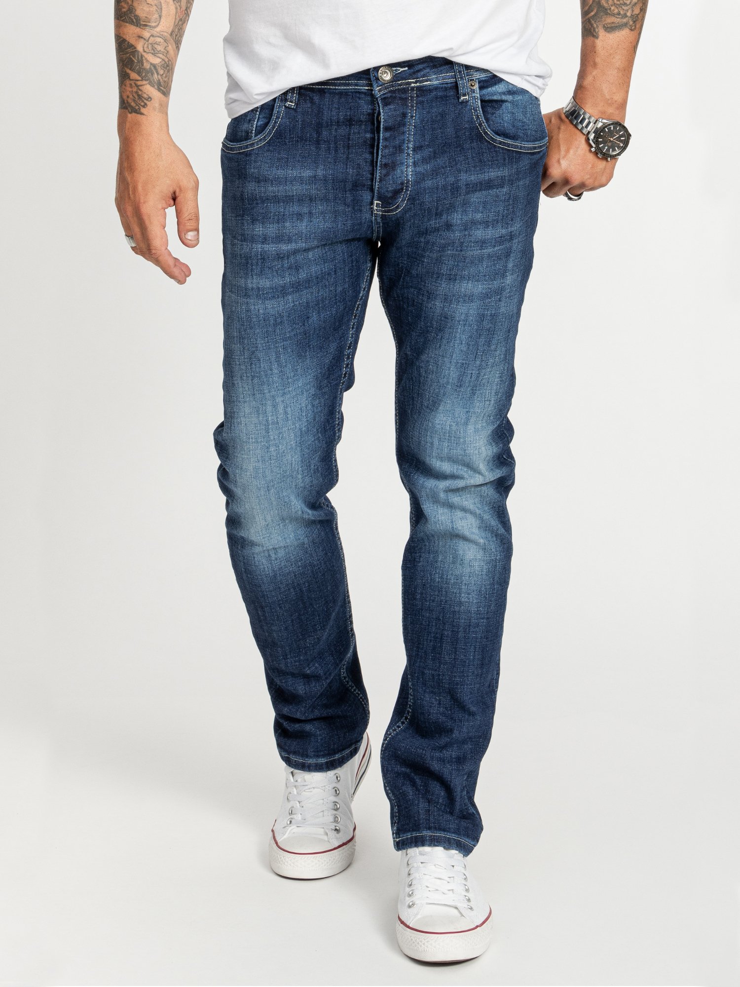 Rock Creek Jeans Blau
