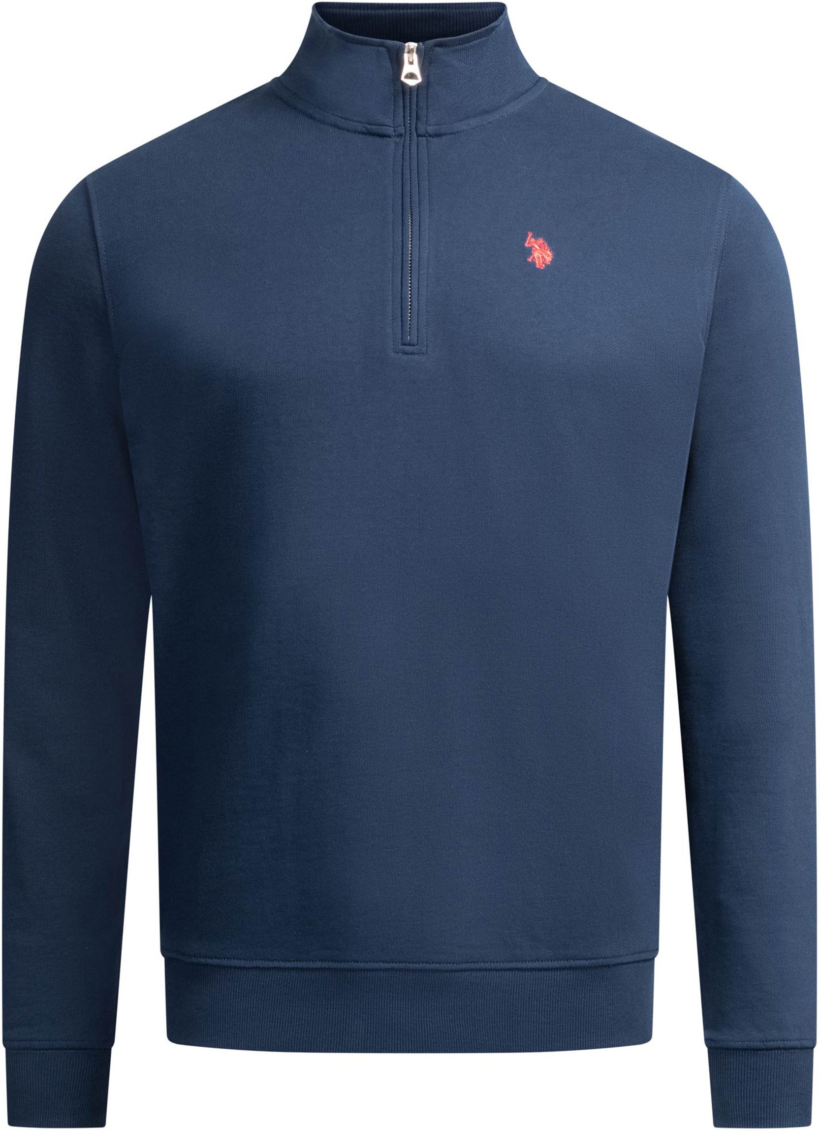 U.S. POLO ASSN. Herren Half-Zip Pullover USJaaspa aus Baumwoll-Viskose-Mix