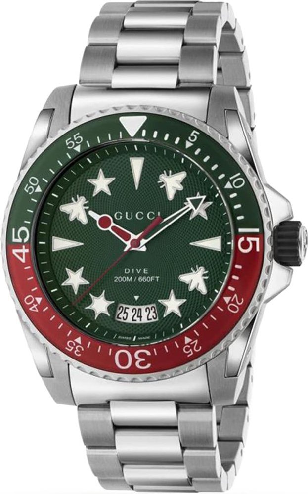 Gucci YA136222 Tauchen Herrenuhr 45mm