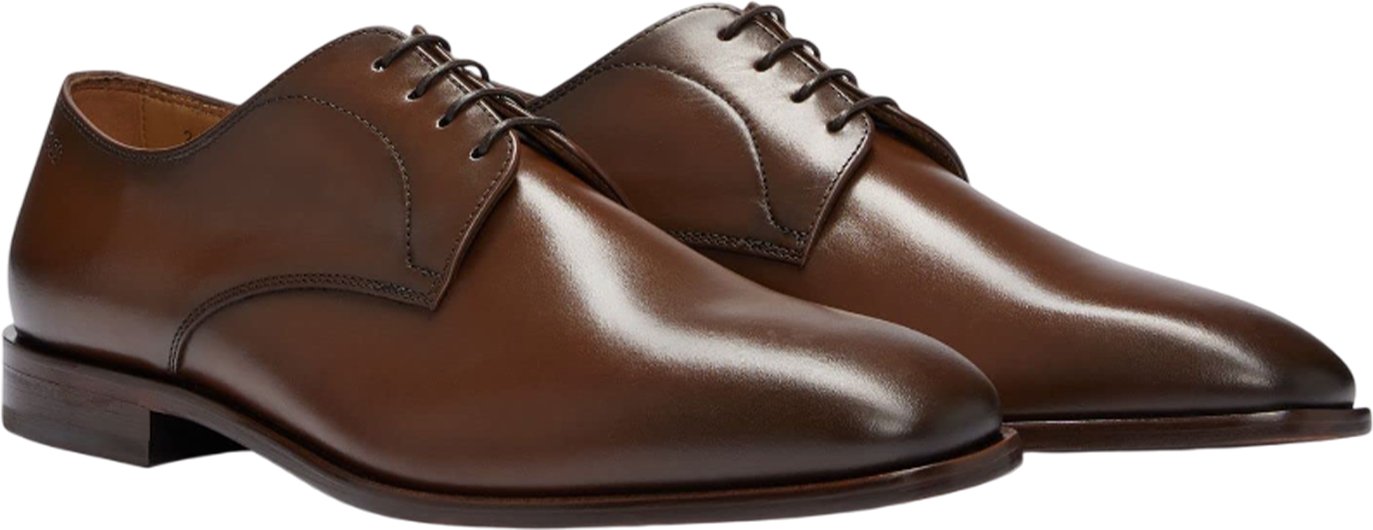 Boss - Herren Schnürschuhe "Lisbon", Leder (Braun)