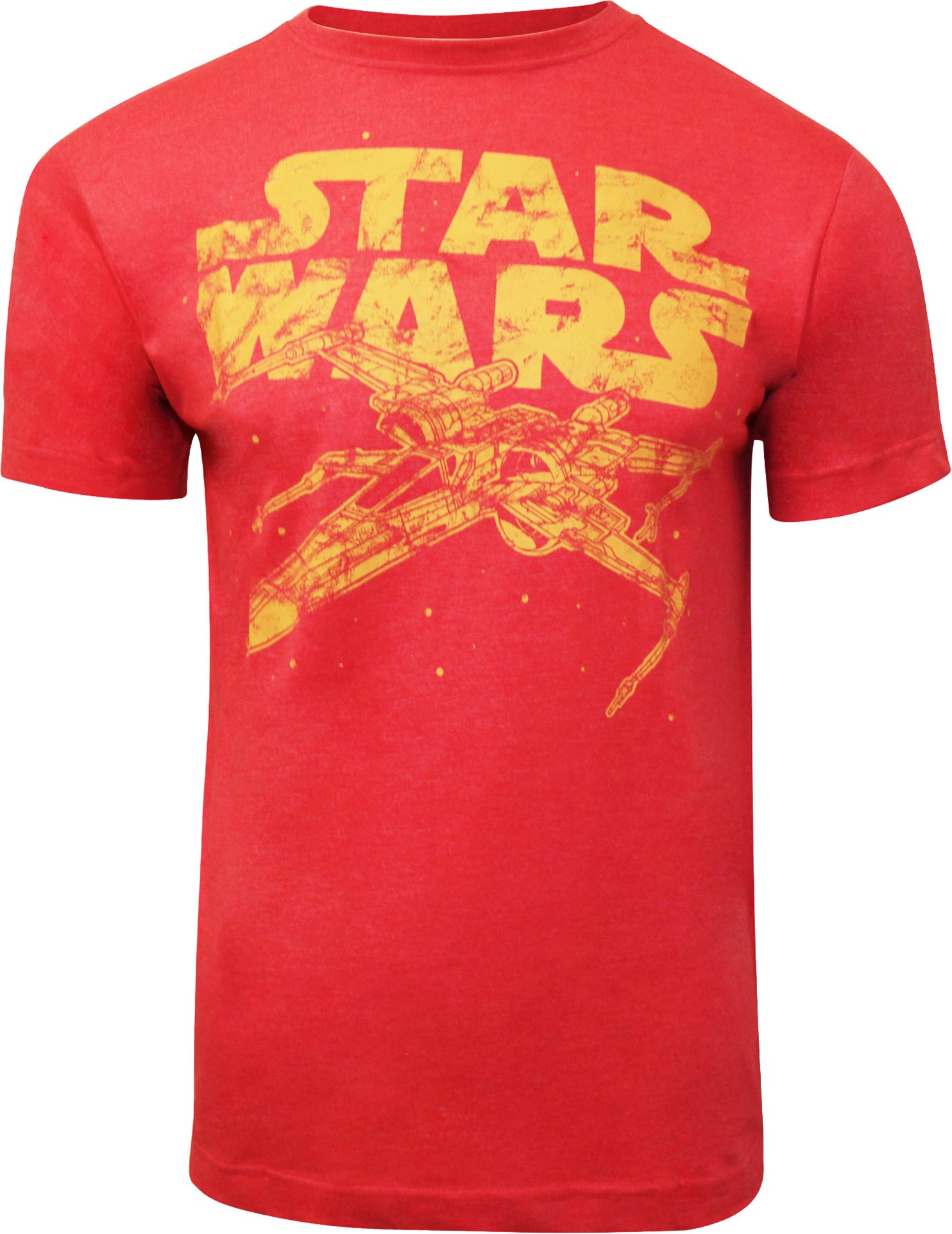 Star Wars - T-shirt - Homme (Rouge / Jaune)