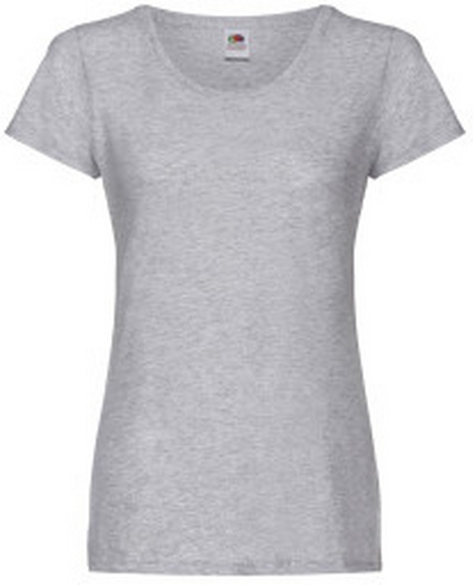 Fruit of the Loom - T-Shirt für Damen (Grau meliert)