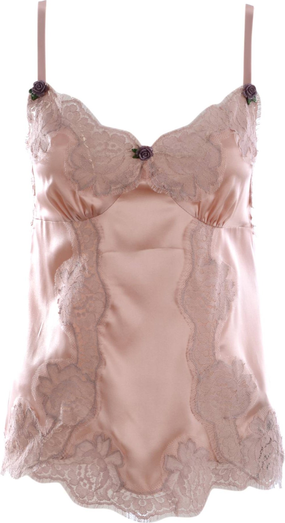 Dolce & Gabbana Women Laced Flower Buttons Top