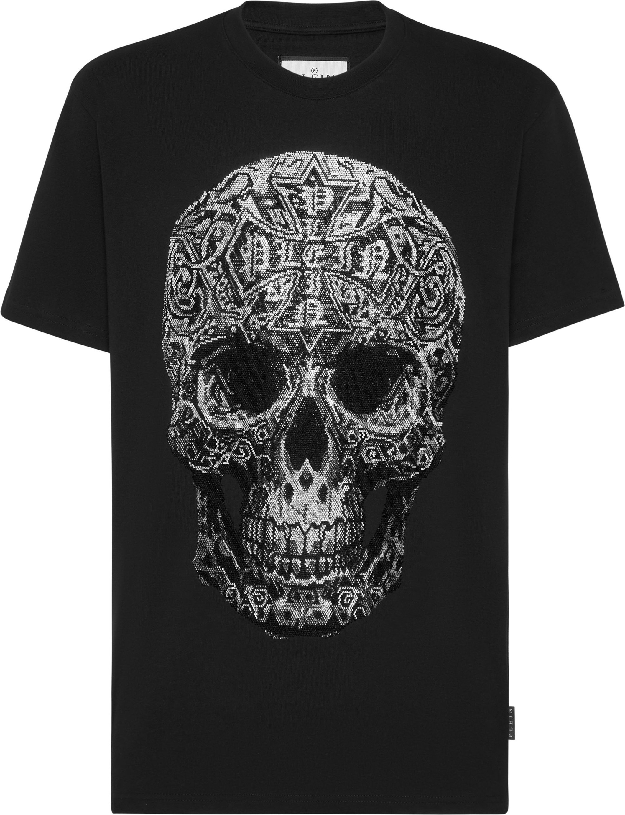 Round Neck T-Shirt Gothic Skull