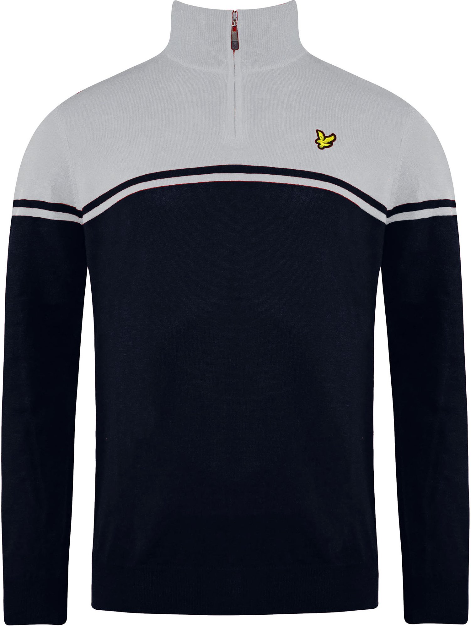 Lyle & Scott Croft Golf Mens Navy/grauer Pullover