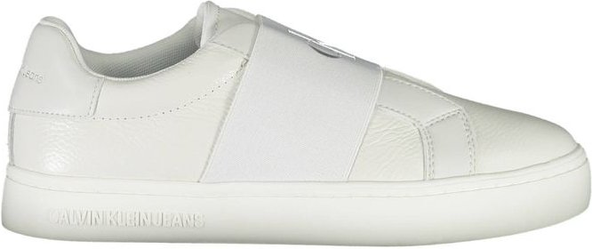 Calvin Klein Bianco Leder Damen Sneaker