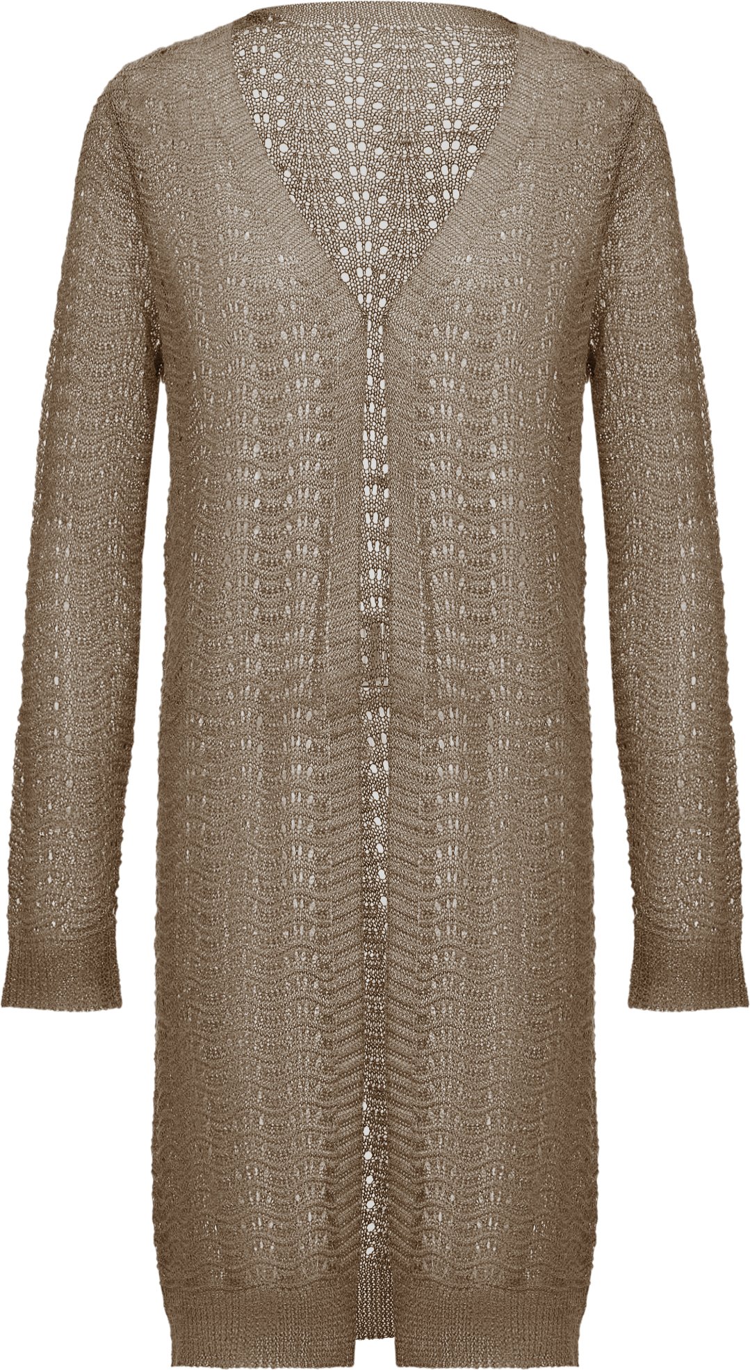 Dreimaster Strickjacke Frauen Taupe