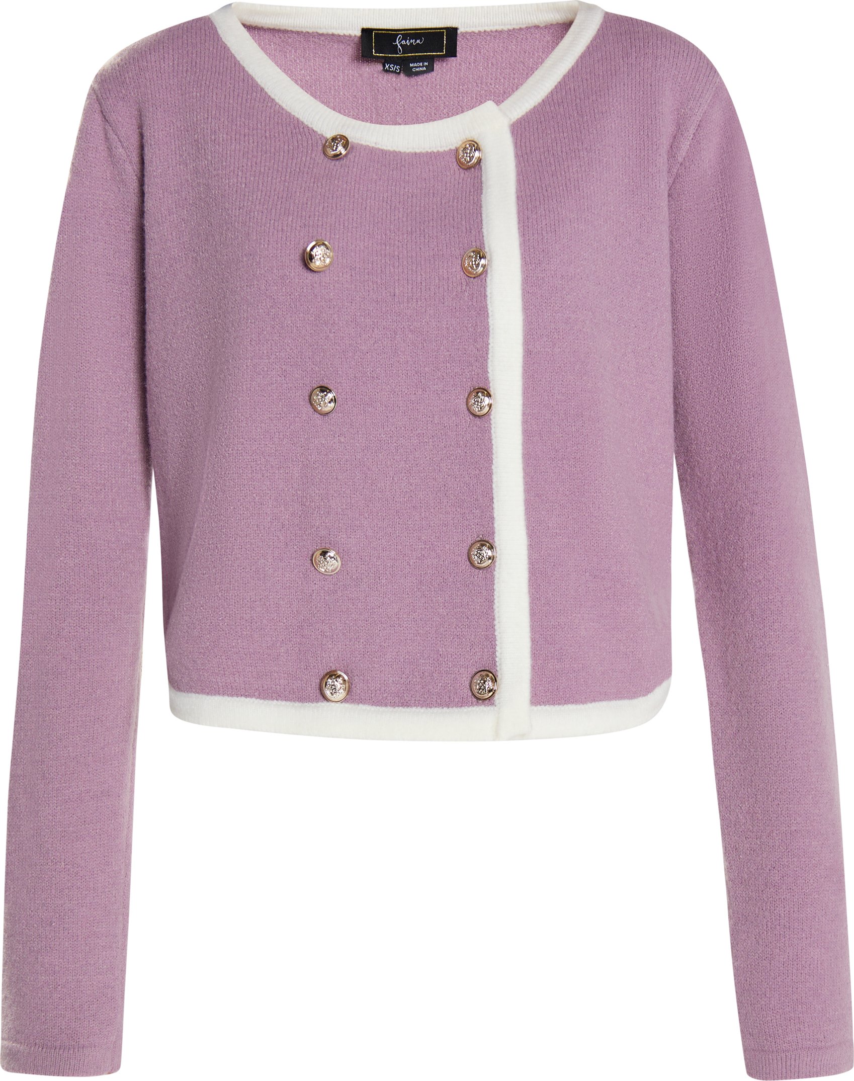 Faina Strickjacke Damen Mauve