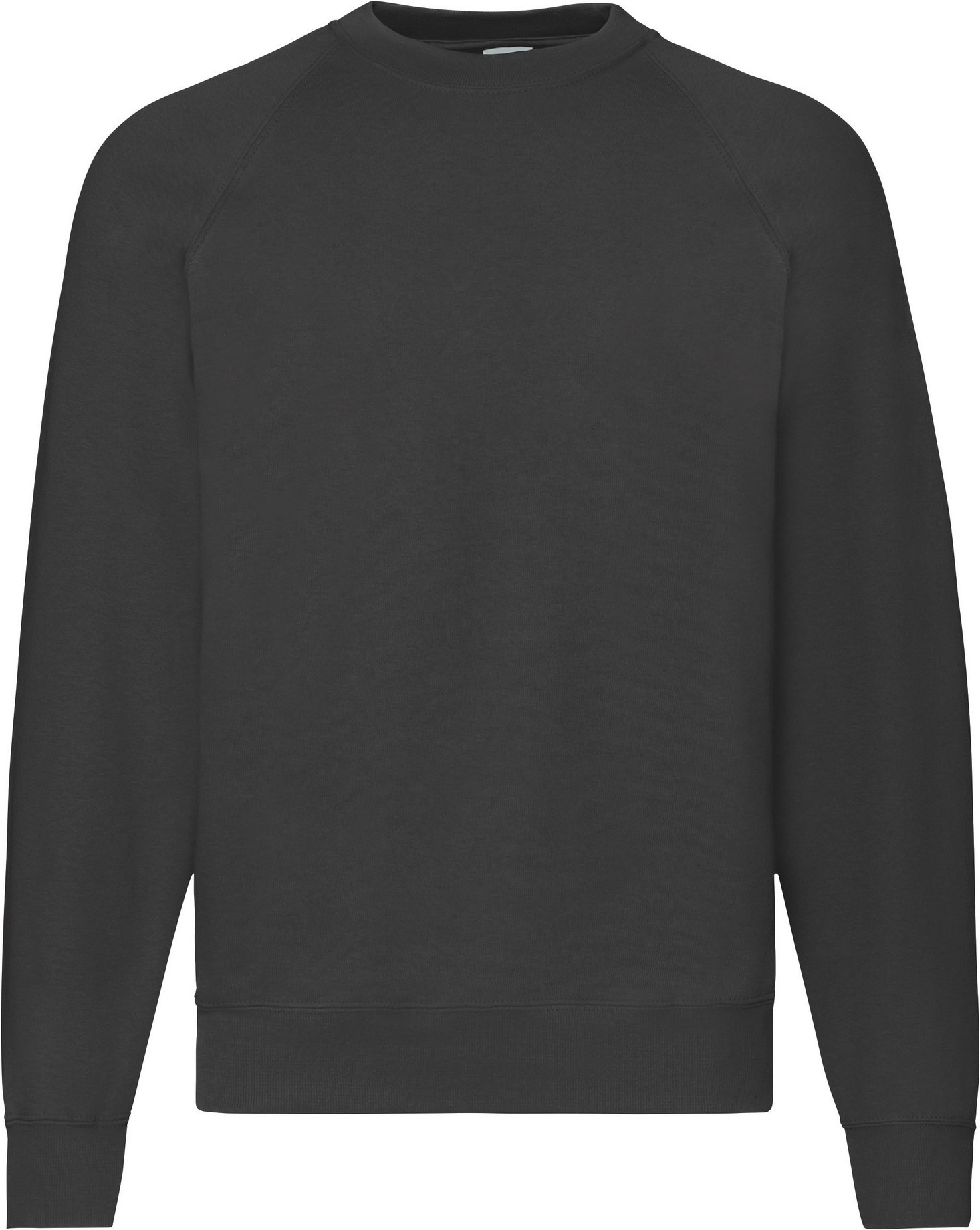 Fruit Of The Loom Herren Raglan-Ärmel Belcoro® Sweatshirt (Schwarz)