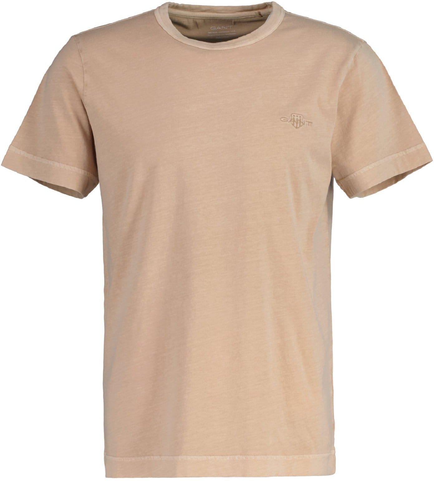 Gant - T-Shirt für Herren, Sonne Verblasst, kurzärmlig (Beige)
