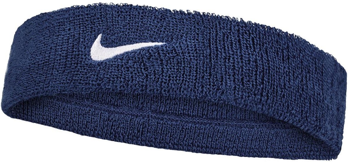Nike - "Classic" Stirnband (Marine/Weiß)