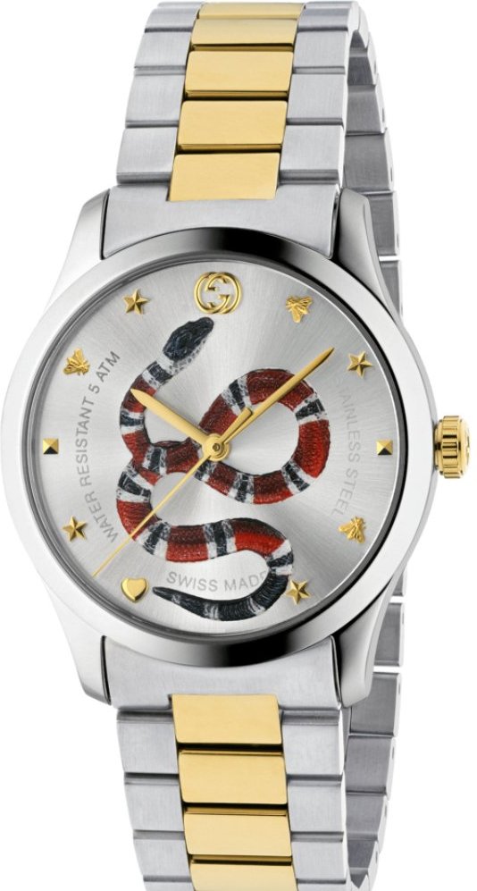 Gucci YA1264075 G-Timeless zweifarbige Herrenuhr