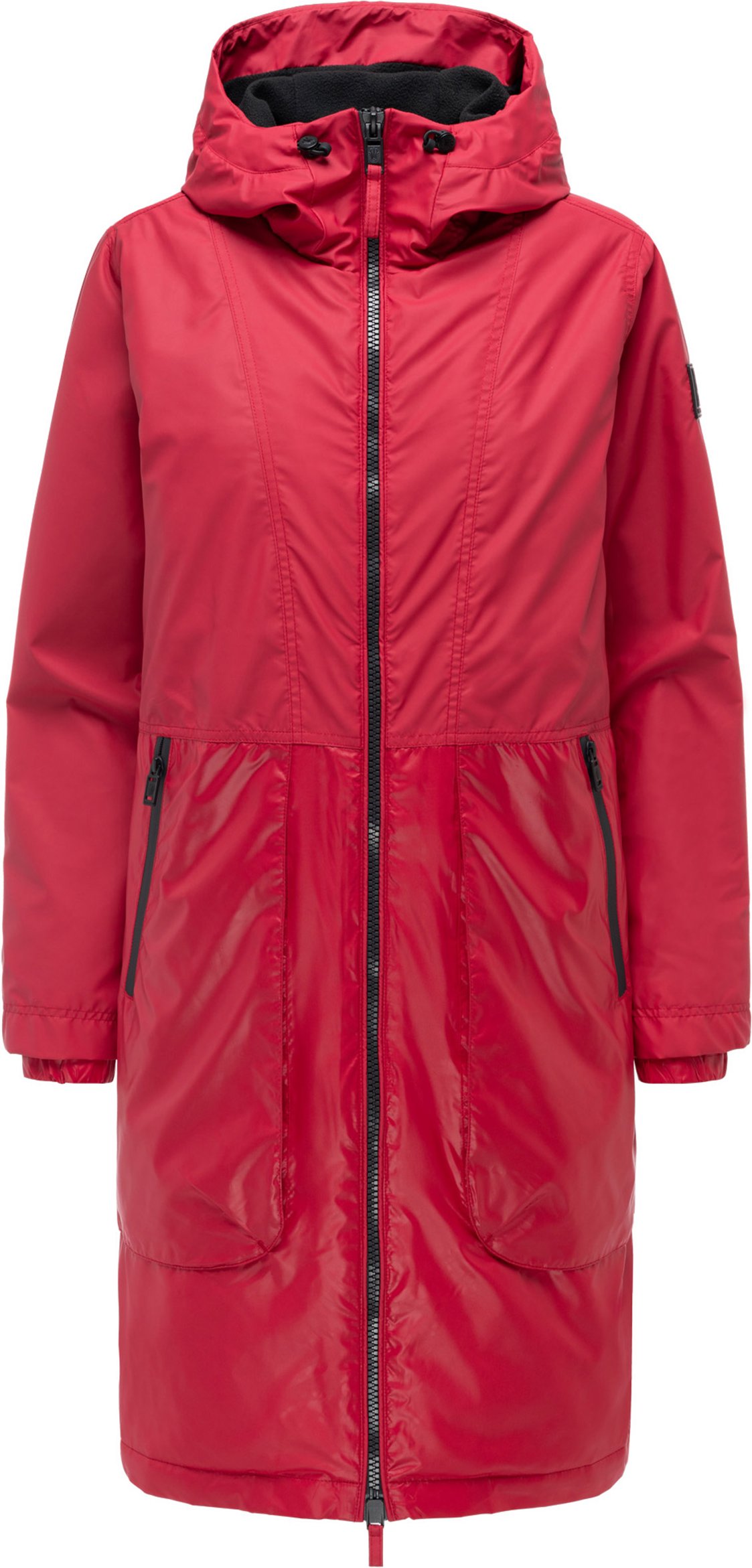 Navahoo Damen Parka Übergangsjacke Edelumhang mit Kapuze