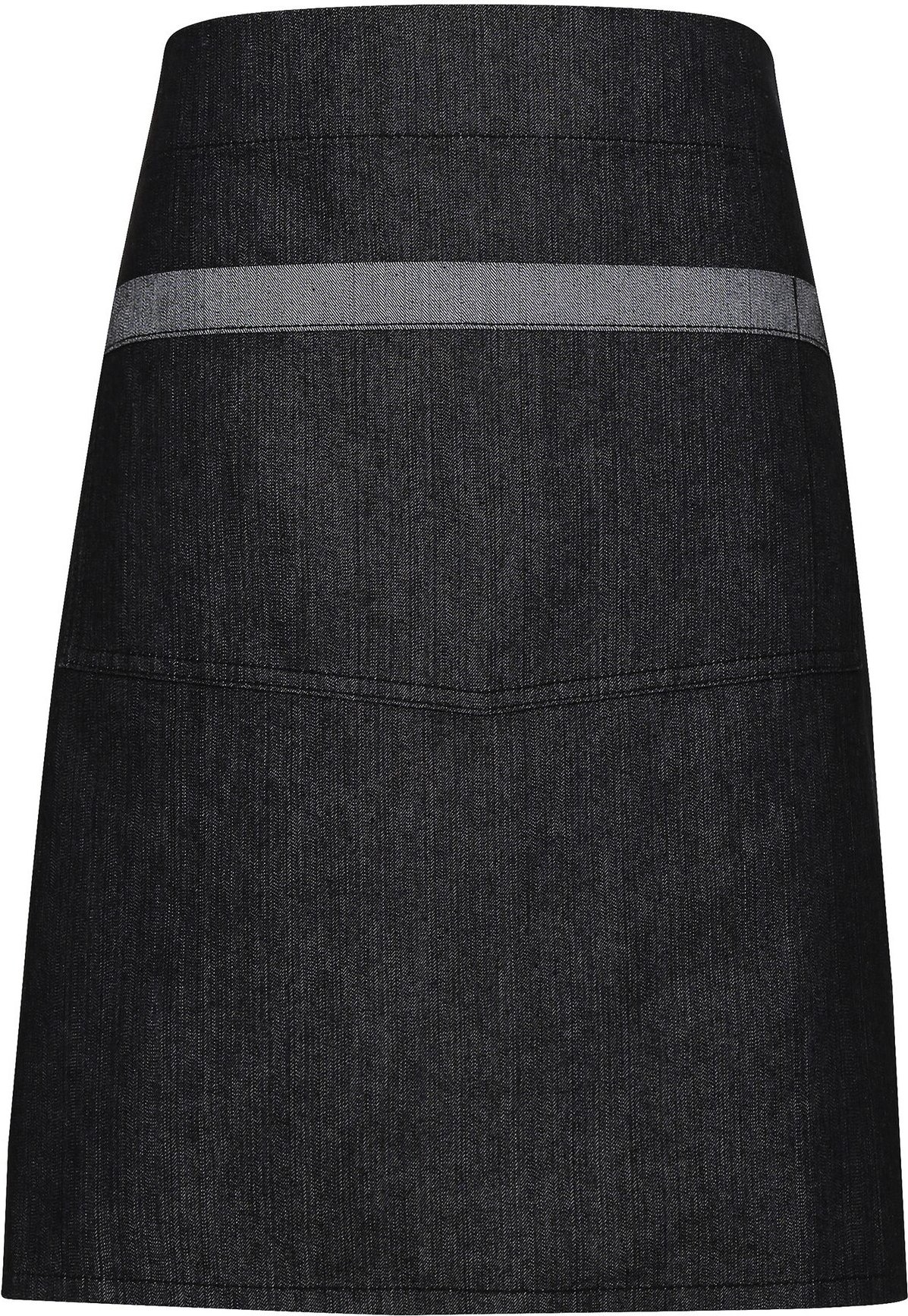 Premier Unisex Domain Contrast Denim Taille Schürze (Black Denim)