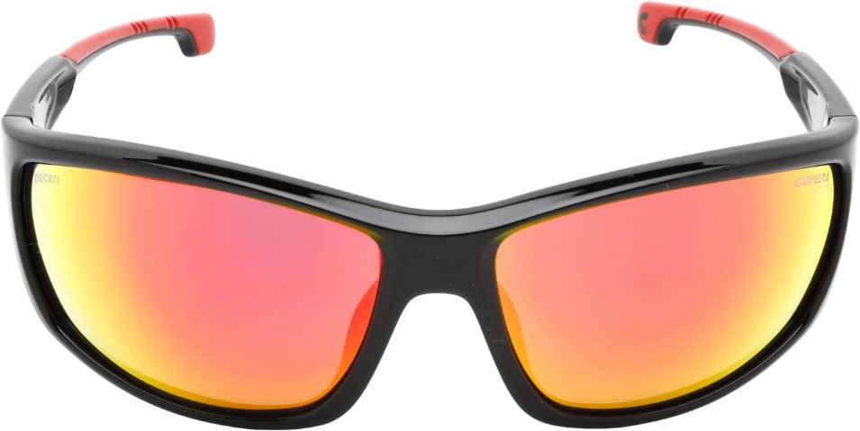 Carrera - Sonnenbrille „Carduc" mit rotem und schwarzem Rahmen und mehrschichtigen Gläsern