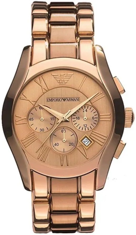Emporio Armani AR0365 Rose Gold Chronograph Herrenuhr