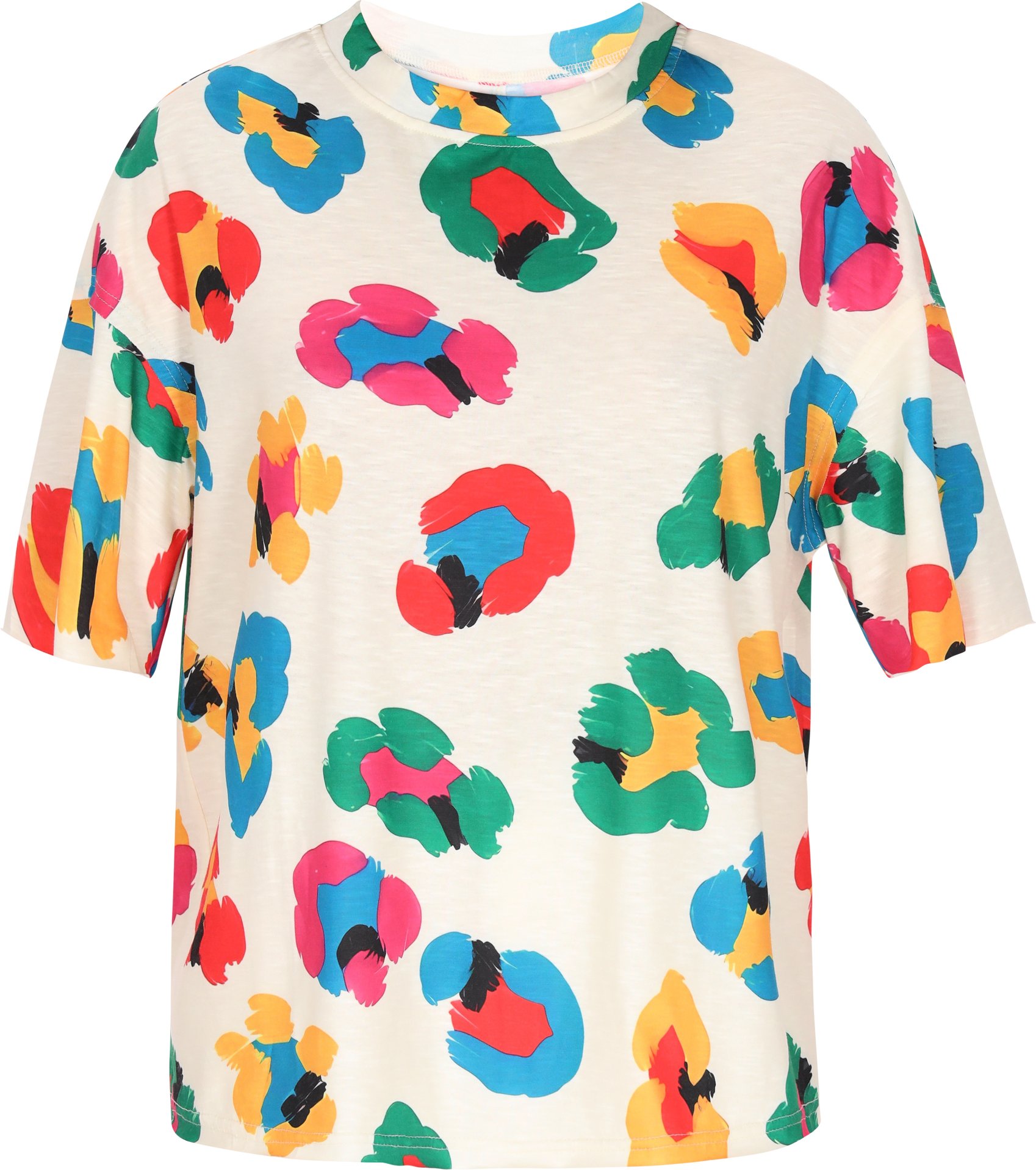 Faina T-Shirt Frauen mehrfarbig cremeweiß