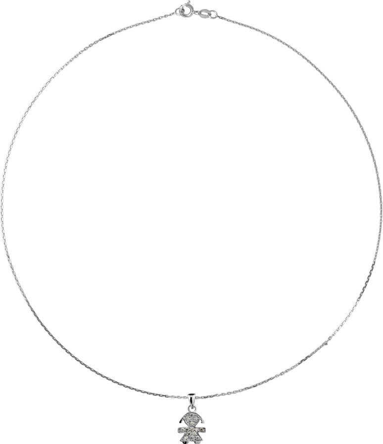 DIADEMA - Halskette Charm's Reines Weiß - Love Jewelry Collection