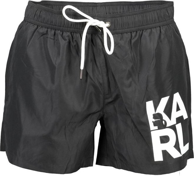 Karl Lagerfeld schwarze Polyester Herren Badehose