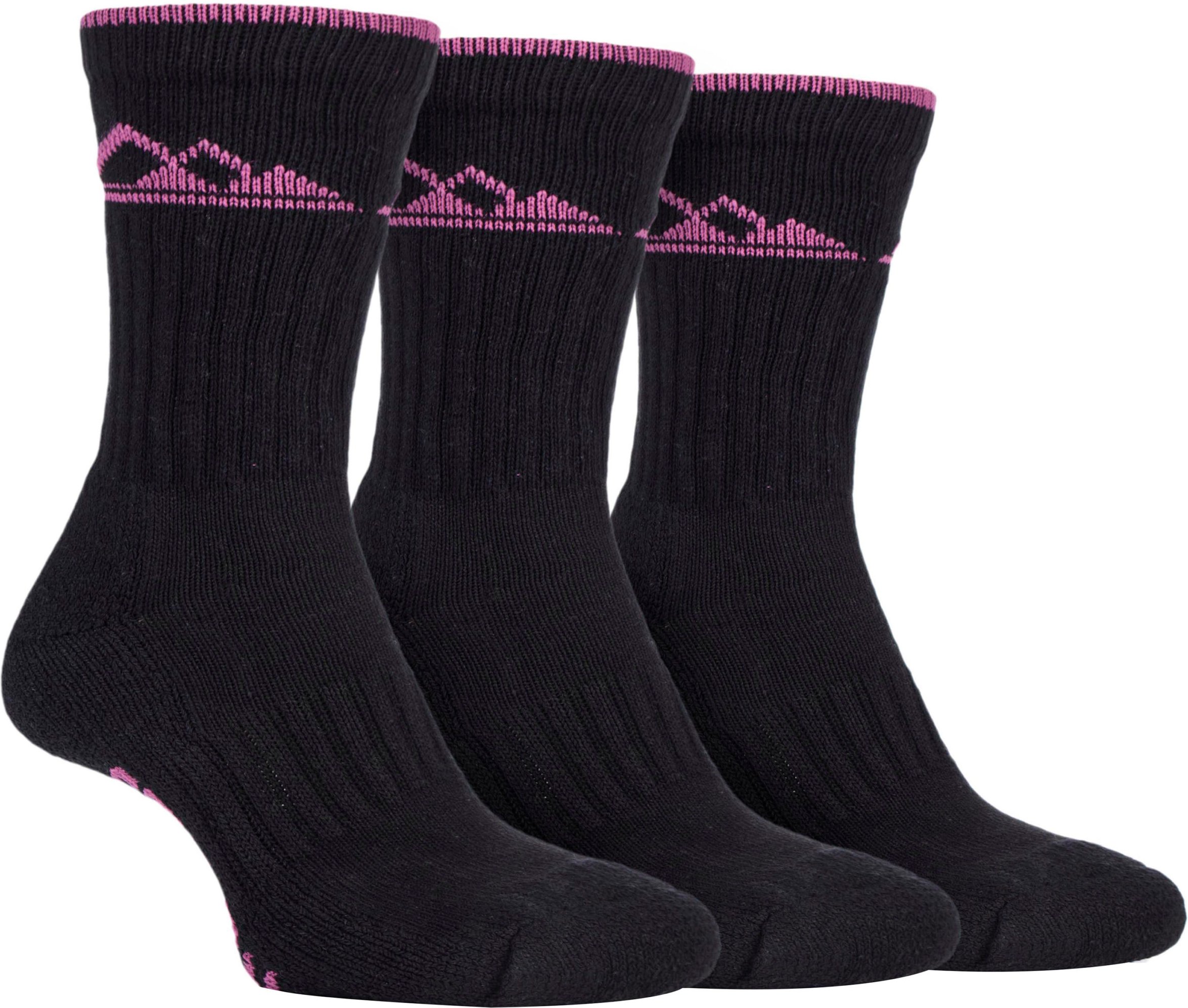 Storm Bloc 3 Paar Baumwollsocken mit schwerer Polsterung für Damen