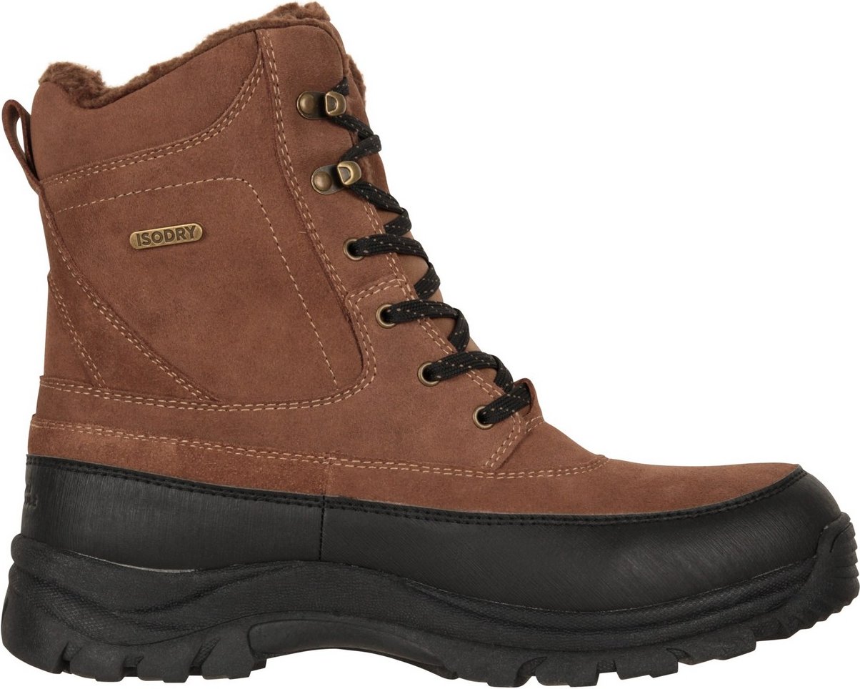 Mountain Warehouse - Herren Schneestiefel "Stowe", Leder (Braun)