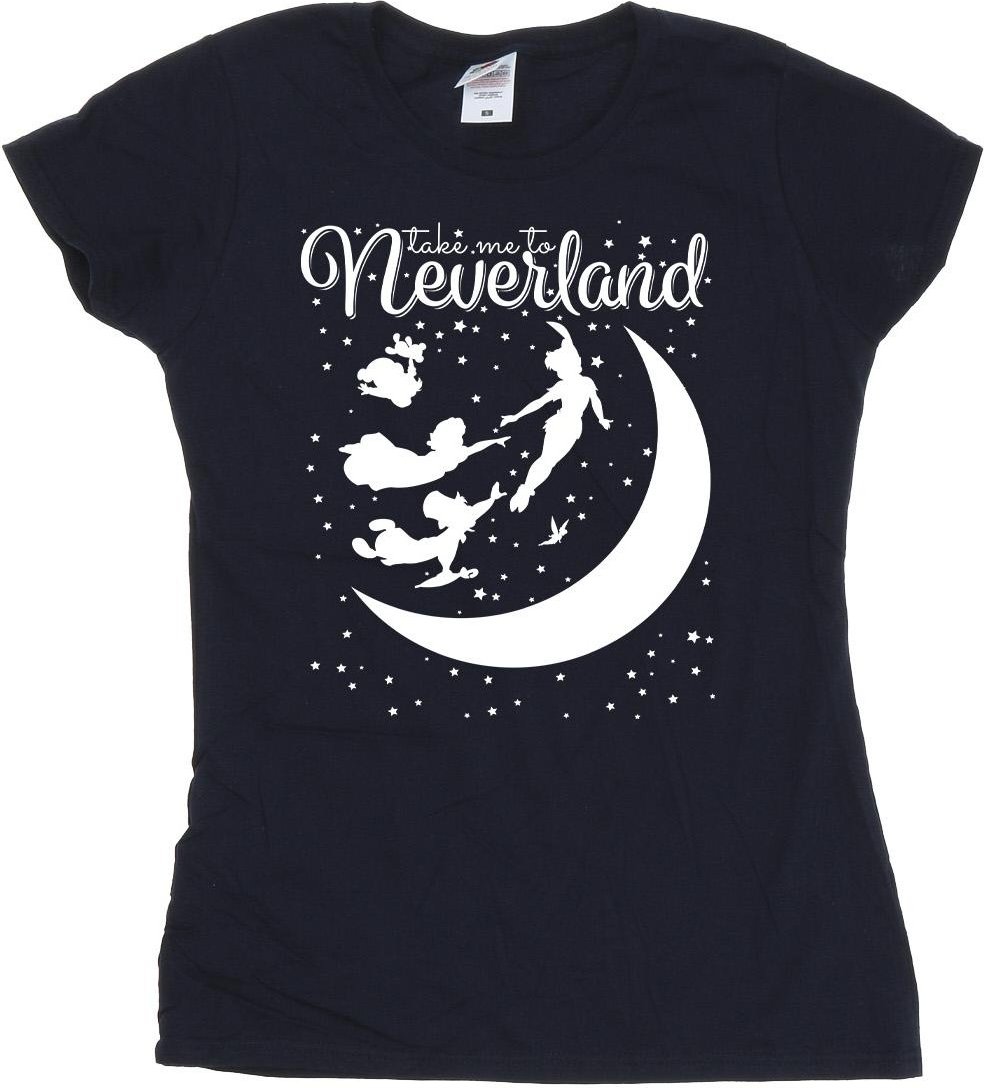 Disney - "Peter Pan Take Me To Neverland" T-Shirt für Damen (Marineblau)