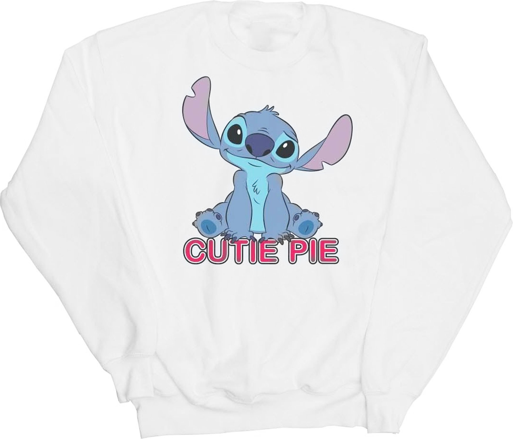 Disney - "Lilo And Stitch Stitch Cutie Pie" Sweatshirt für Mädchen (Weiß)